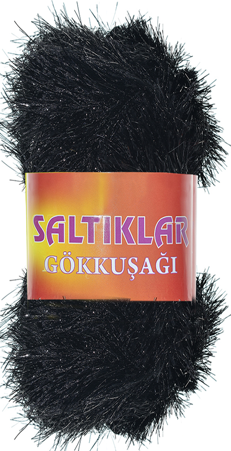 SALTIKLAR,SİMLİ YUMOŞ 1001 SİYAH,EL ÖRGÜ İPLİKLERİ 