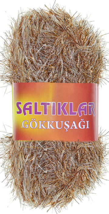 SALTIKLAR,SİMLİ YUMOŞ ALTIN SARI ALTIN SARI,EL ÖRGÜ İPLİKLERİ - 1