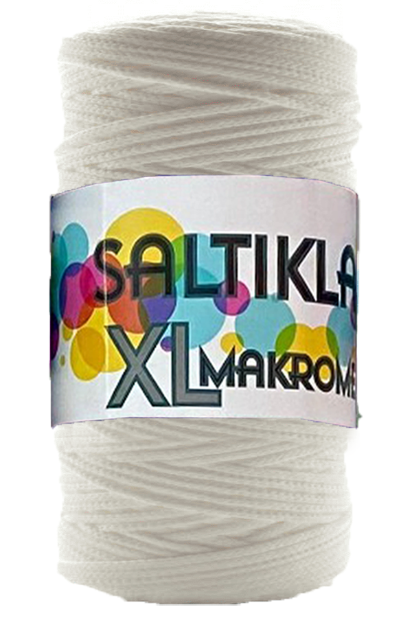 SALTIKLAR,XL MAKROME 0001 NATURAL,EL ÖRGÜ İPLİKLERİ 