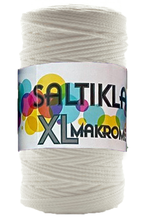 SALTIKLAR,XL MAKROME 0001 NATURAL,EL ÖRGÜ İPLİKLERİ - 1