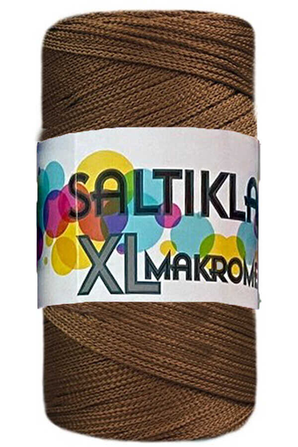 SALTIKLAR,XL MAKROME 0040 KOYU BEJ,EL ÖRGÜ İPLİKLERİ 