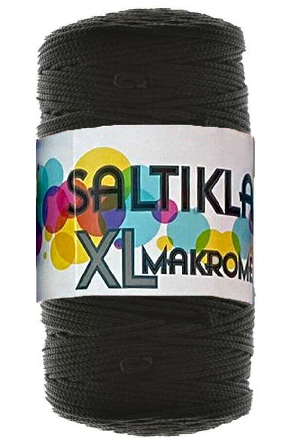 SALTIKLAR,XL MAKROME 0060 SİYAH,EL ÖRGÜ İPLİKLERİ 