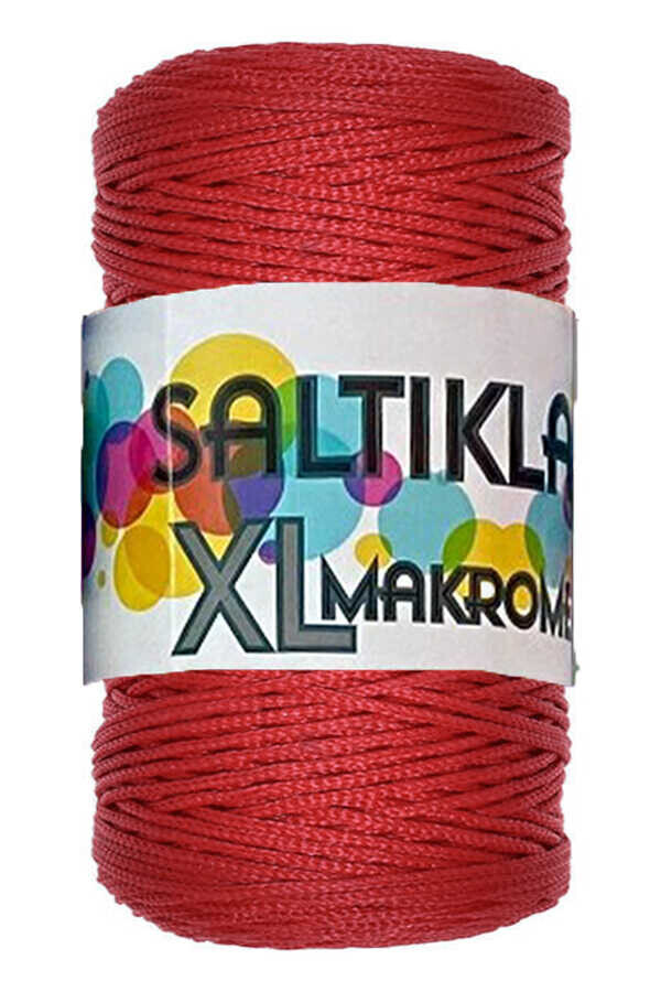 SALTIKLAR,XL MAKROME 0100 KIRMIZI,EL ÖRGÜ İPLİKLERİ 