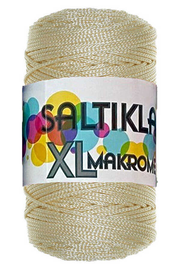 SALTIKLAR,XL MAKROME 0230 AÇIK BEJ,EL ÖRGÜ İPLİKLERİ 