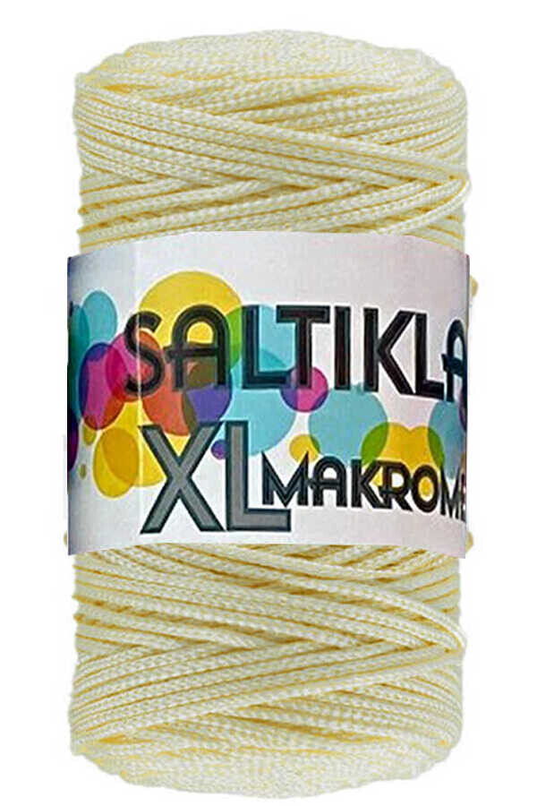 SALTIKLAR,XL MAKROME 0271 KREM,EL ÖRGÜ İPLİKLERİ 