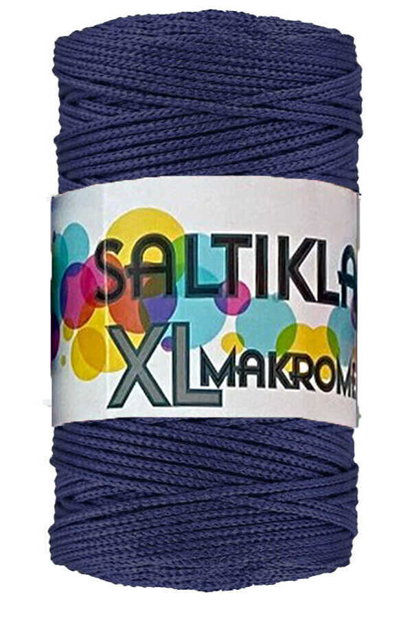 SALTIKLAR,XL MAKROME 0370 LACİVERT,EL ÖRGÜ İPLİKLERİ 