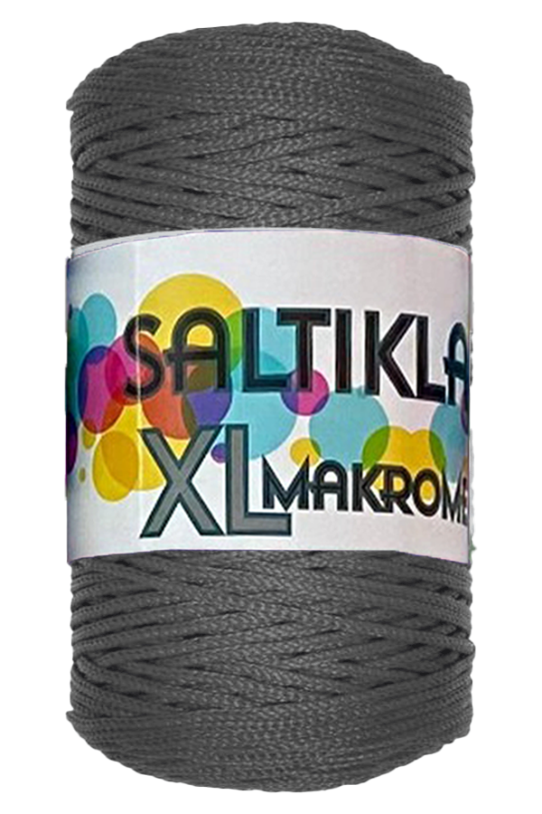 SALTIKLAR,XL MAKROME 0423 KOYU GRİ,EL ÖRGÜ İPLİKLERİ 