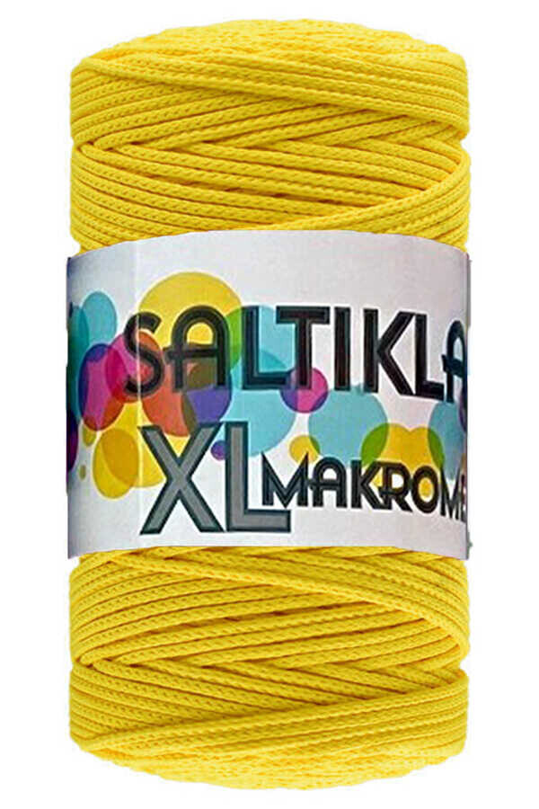 SALTIKLAR,XL MAKROME 0500 SARI,EL ÖRGÜ İPLİKLERİ 