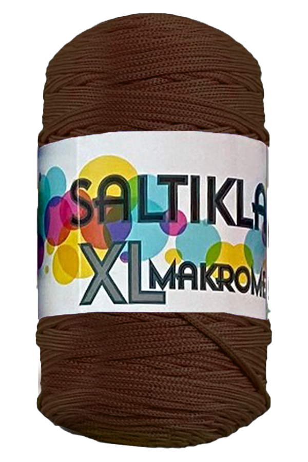 SALTIKLAR,XL MAKROME 2070 KAHVE,EL ÖRGÜ İPLİKLERİ 