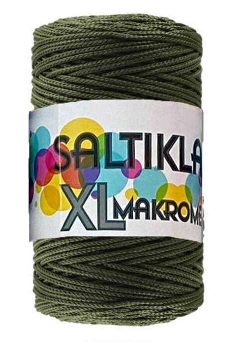 SALTIKLAR,XL MAKROME 2860 HAKİ YEŞİL,EL ÖRGÜ İPLİKLERİ - 1