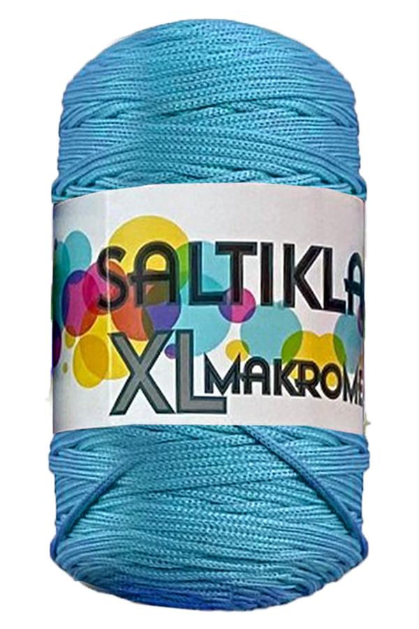 SALTIKLAR,XL MAKROME 3050 MAVİ ,EL ÖRGÜ İPLİKLERİ 