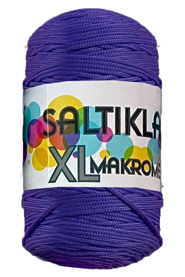 SALTIKLAR,XL MAKROME 4250 MOR,EL ÖRGÜ İPLİKLERİ 