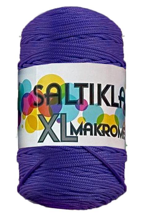 SALTIKLAR,XL MAKROME 4250 MOR,EL ÖRGÜ İPLİKLERİ - 1