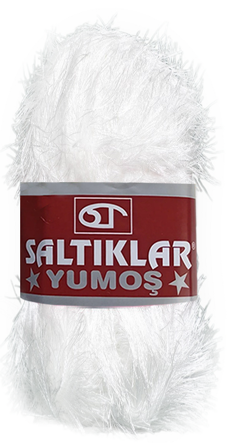 SALTIKLAR,YUMOŞ 0000 BEYAZ,EL ÖRGÜ İPLİKLERİ 