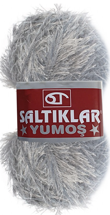 SALTIKLAR,YUMOŞ 0006 AÇIK GRİ,EL ÖRGÜ İPLİKLERİ - 1