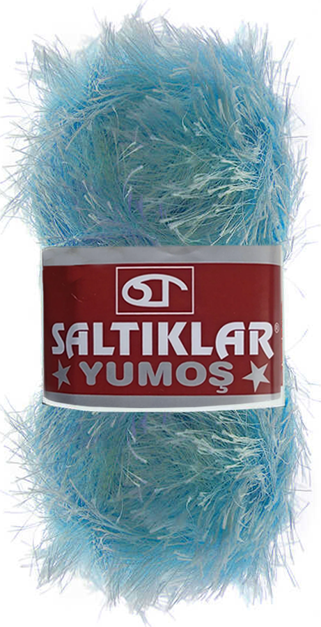 SALTIKLAR,YUMOŞ 0007 BEBE MAVİ,EL ÖRGÜ İPLİKLERİ 