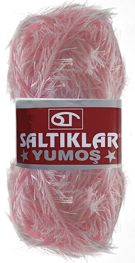 SALTIKLAR,YUMOŞ 0013 TOZ PEMBE,EL ÖRGÜ İPLİKLERİ 