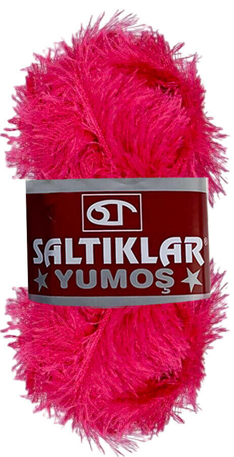 SALTIKLAR,YUMOŞ 0016 KOYU PEMBE,EL ÖRGÜ İPLİKLERİ 