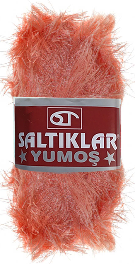 SALTIKLAR,YUMOŞ 0019 KOYU SOMON,EL ÖRGÜ İPLİKLERİ 