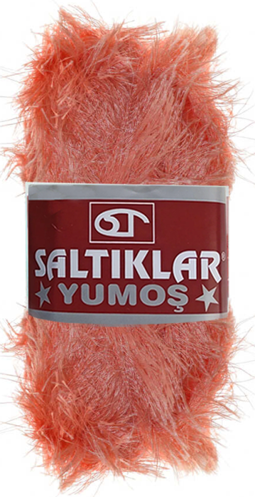 SALTIKLAR,YUMOŞ 0019 KOYU SOMON,EL ÖRGÜ İPLİKLERİ - 1