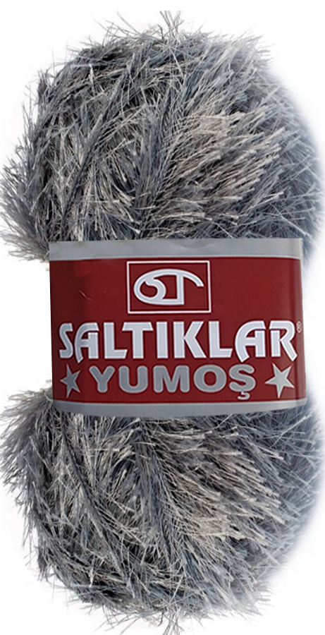 SALTIKLAR,YUMOŞ 0036 KOYU GRİ,EL ÖRGÜ İPLİKLERİ 