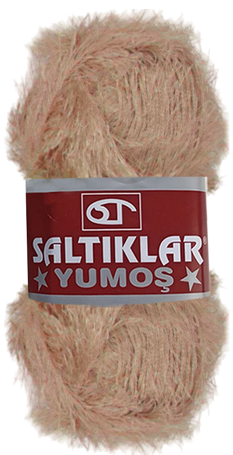 SALTIKLAR,YUMOŞ 0054 AÇIK SÜTLÜ KAHVE,EL ÖRGÜ İPLİKLERİ 