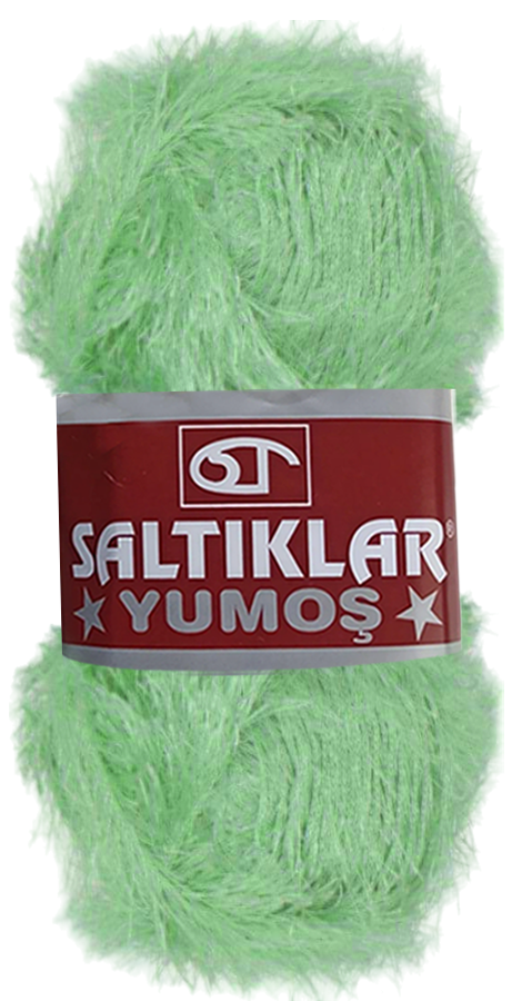 SALTIKLAR,YUMOŞ 0055 ÇAĞLA YEŞİLİ,EL ÖRGÜ İPLİKLERİ 