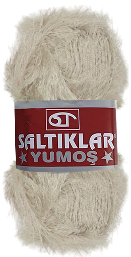 SALTIKLAR,YUMOŞ 0065 KREM,EL ÖRGÜ İPLİKLERİ 