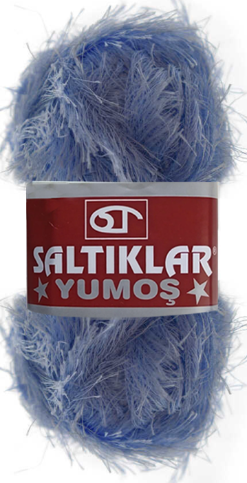 SALTIKLAR,YUMOŞ 0067 AÇIK MAVİ,EL ÖRGÜ İPLİKLERİ - 1