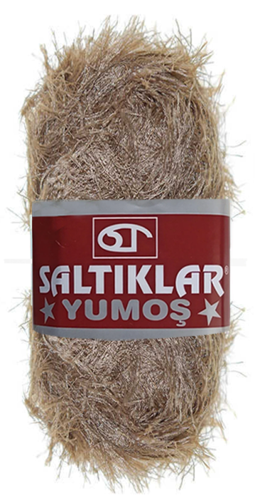 SALTIKLAR,YUMOŞ 0098 SÜTLÜ KAHVE,EL ÖRGÜ İPLİKLERİ - 1