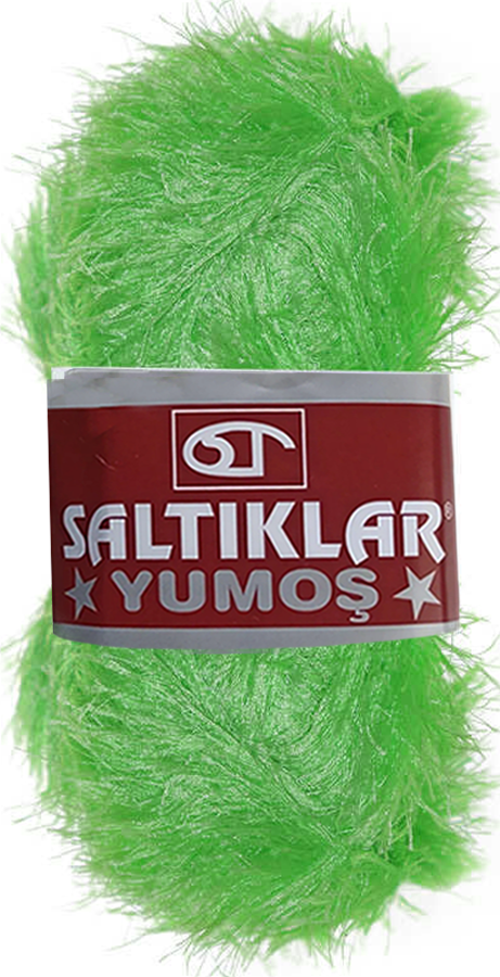 SALTIKLAR,YUMOŞ 0104 ELMA YEŞİLİ,EL ÖRGÜ İPLİKLERİ 