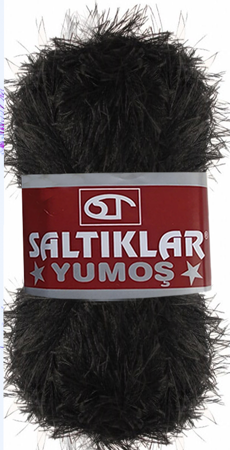 SALTIKLAR,YUMOŞ 1001 SİYAH,EL ÖRGÜ İPLİKLERİ 