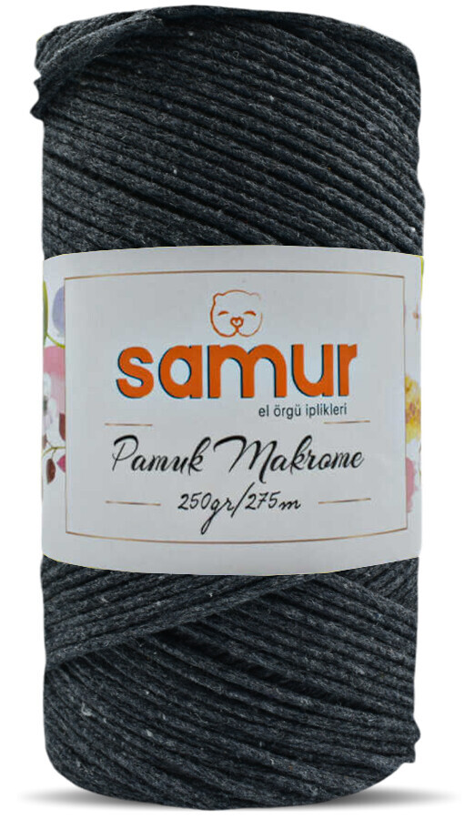 SAMUR,PAMUK MAKROME S08 FÜME,EL ÖRGÜ İPLİKLERİ 