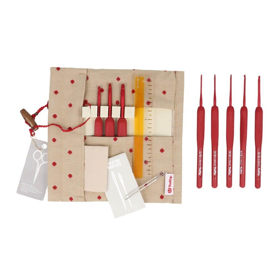 TULİP,ETİMO RED SET,ÖRGÜ TIĞI - 3