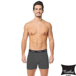 TUTKU,ERKEK ELASTAN SPOR BOXER NO:XL ANTRASİT,İÇGİYİM - 1