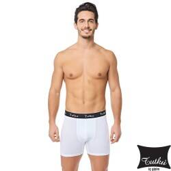 TUTKU,ERKEK ELASTAN SPOR BOXER NO:XL BEYAZ,İÇGİYİM - 1