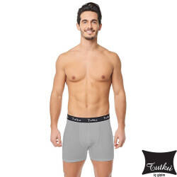 TUTKU,ERKEK ELASTAN SPOR BOXER NO:XXL GRİ,İÇGİYİM - 1