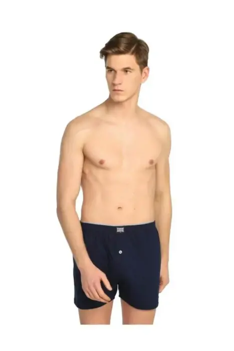 TUTKU,ERKEK PENYE DÜZ BOXER NO:XL LACİVERT,İÇGİYİM - 1